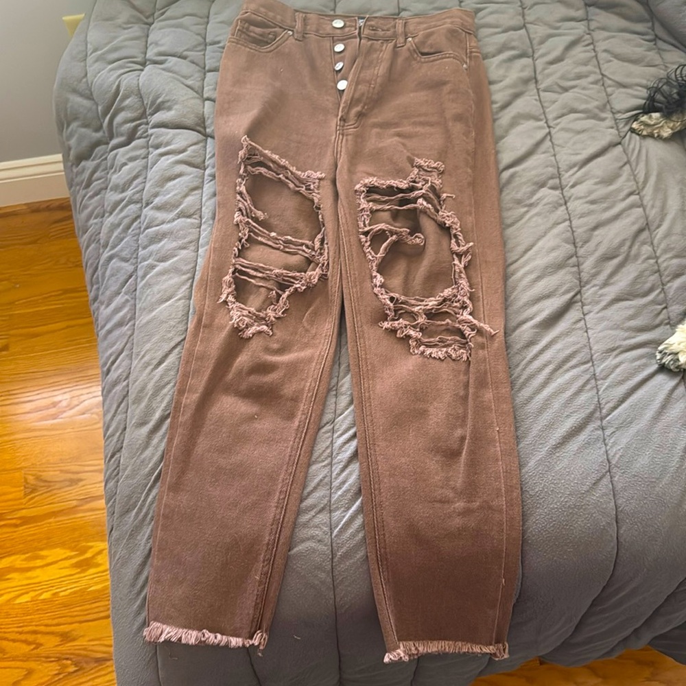 Brown Denim pants